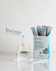 Superfood booster sachets with collagen, vitamins, and greens for clear skin