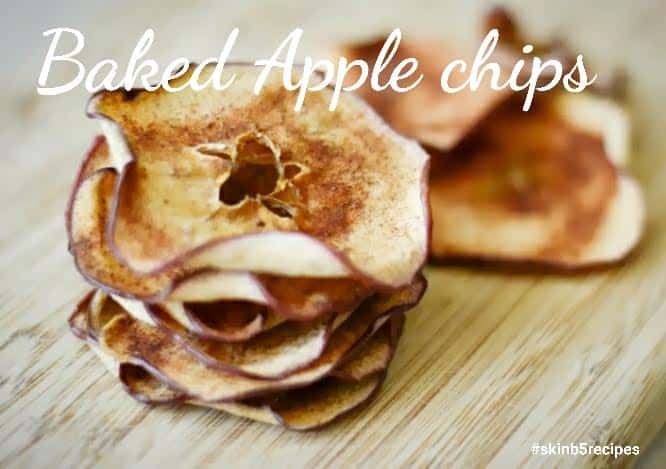 Apple Cinnamon Baked Chips