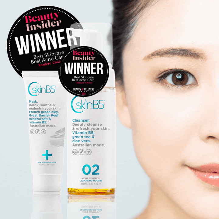 SkinB5 Won two global beauty awards Beauty Insider Singapore Best Skin Care Best Acne Care 2021