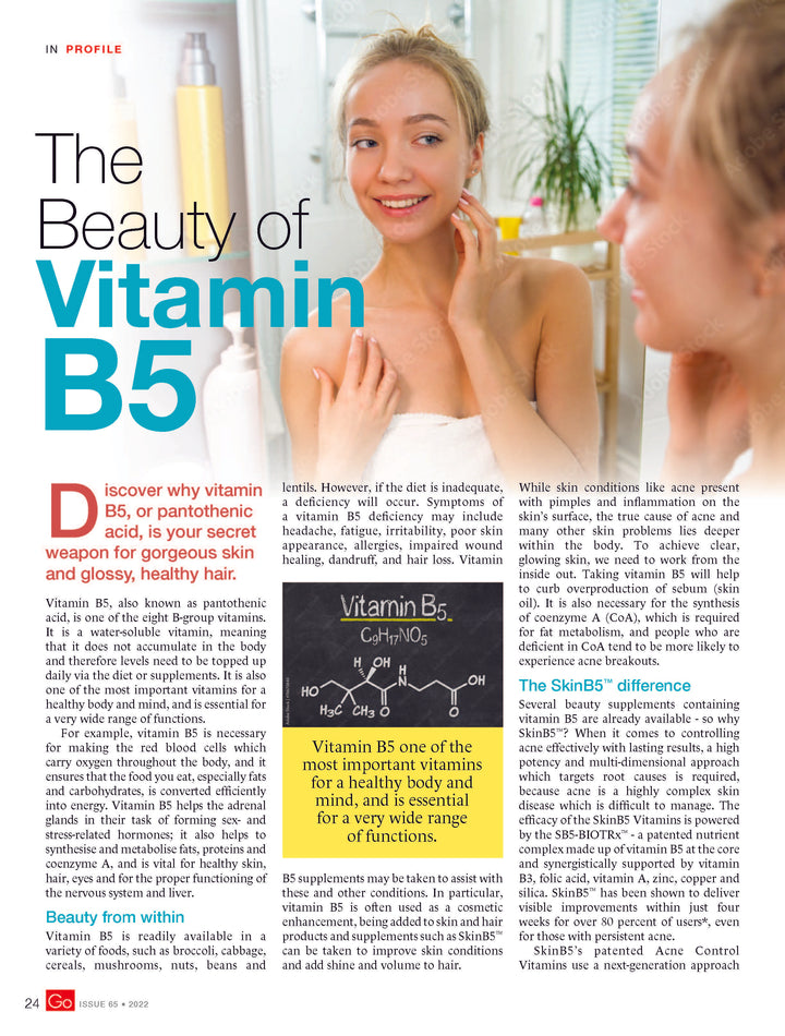 The Beauty of Vitamin B5