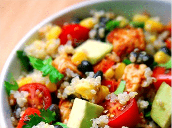 Quinoa and vegetable medley