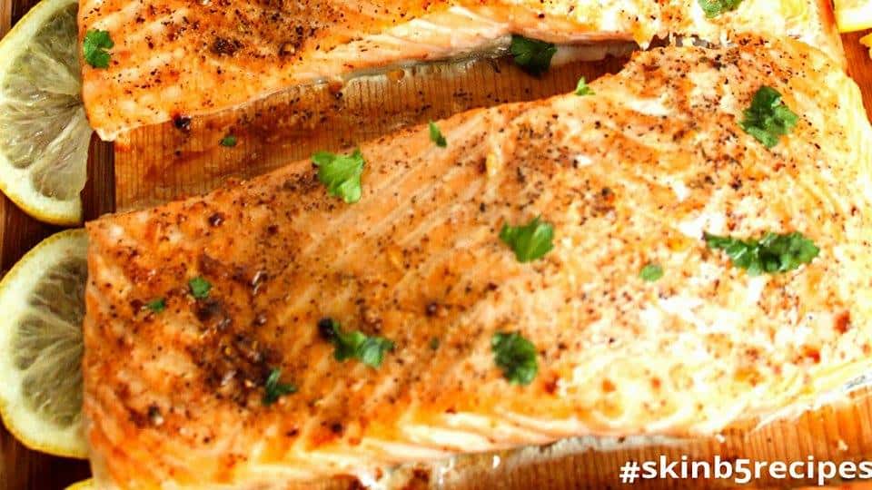 Eat salmon for healthy looking skin | SkinB5™ Official Site