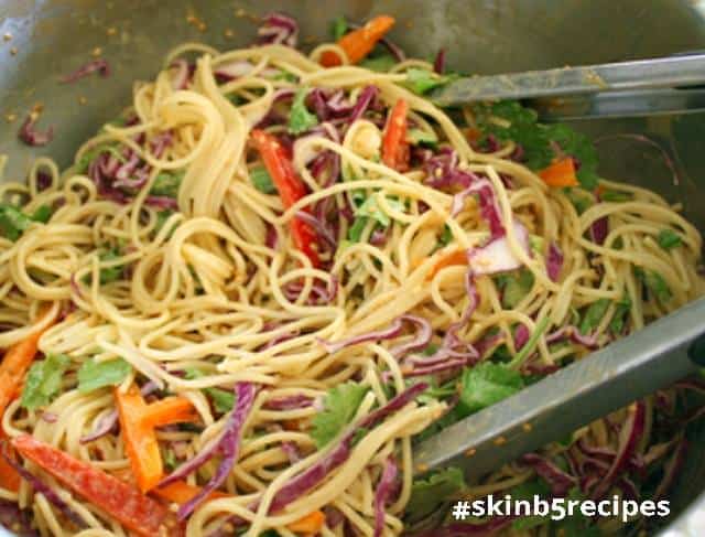 Clear Skin Vegetable Noodle Salad