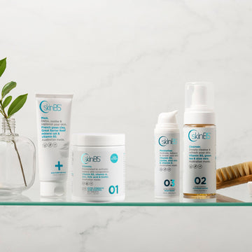 SkinB5 Starter Kit with acne vitamins, collagen, and anti-inflammatory ingredients