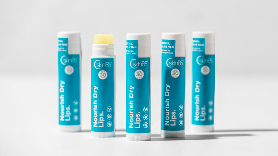 SPF30 lip balm with aloe vera and coconut oil for hydration and protection