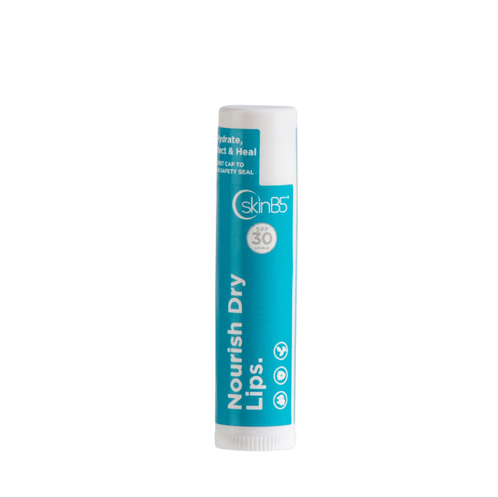 SPF30 lip balm with aloe vera and coconut oil for hydration and protection