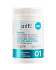 SkinB5 supplement bottle on a white background