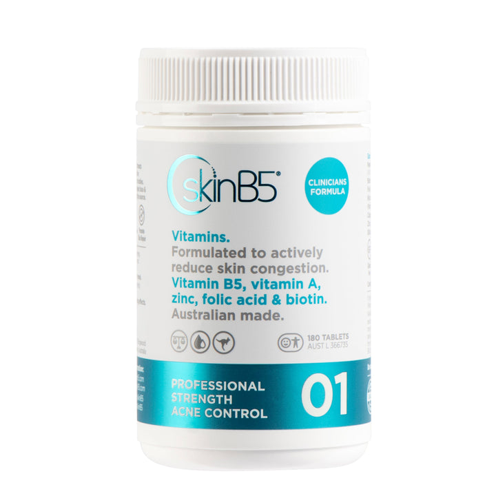 Professional Strength Acne Control Vitamins - 180 Tablets
